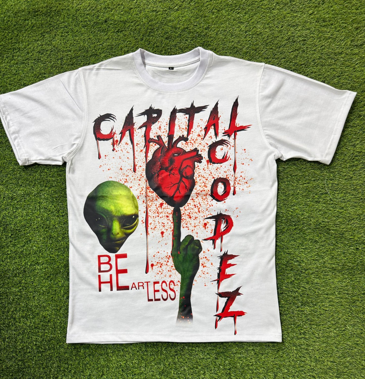 "Be Heartless" Alien Graphic Tee