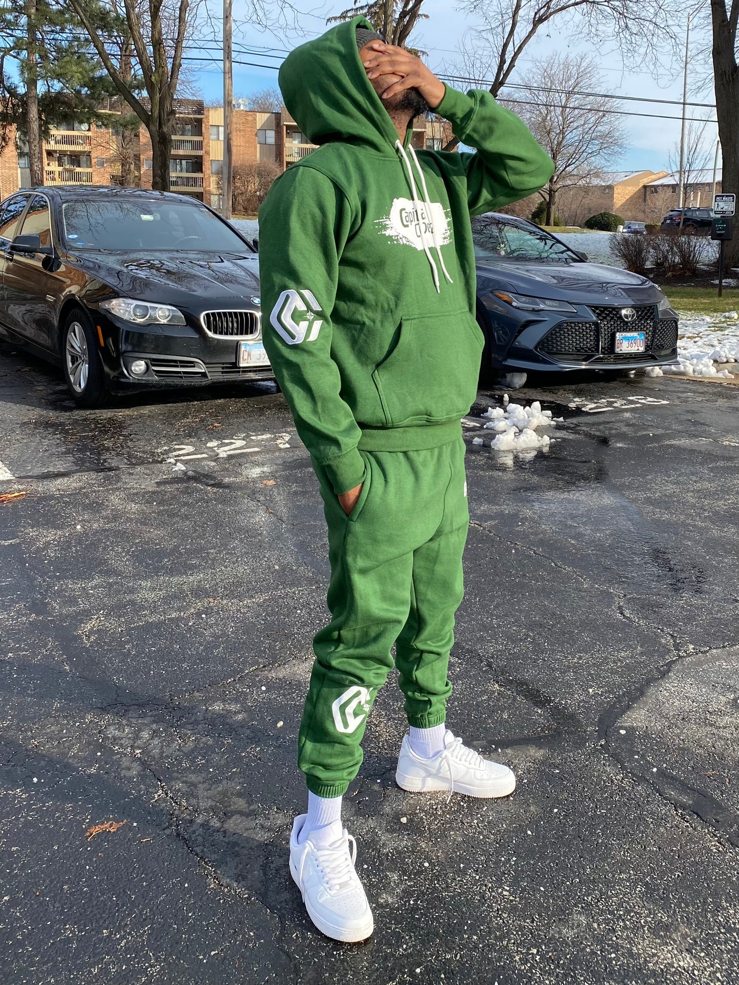 Capital Codez Signature Tracksuit – Forest Green