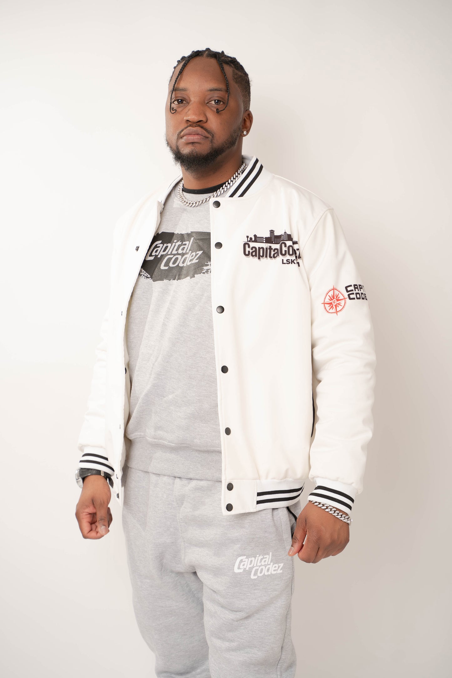 Capital Codez Signature Tracksuit – Frost Grey Edition