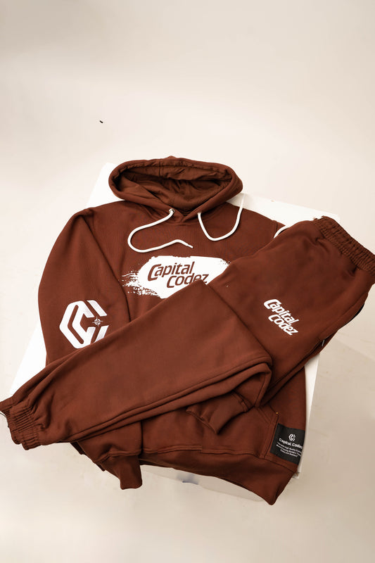 Capital Codez Signature Tracksuit – Earth Brown Edition